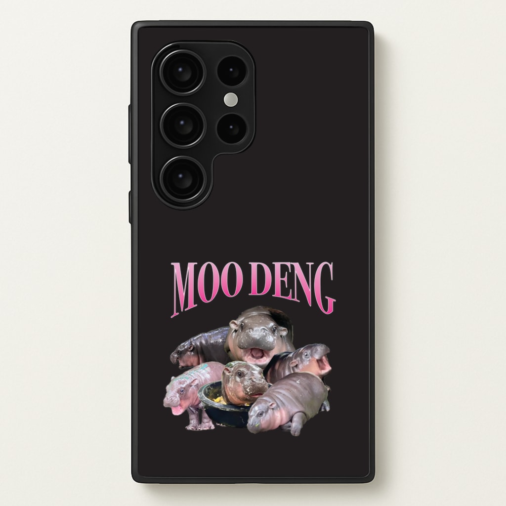 Moo Collage - Moo Deng Phone Case for Galaxy S24 Ultra
