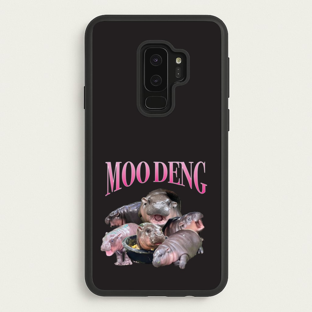 Moo Collage - Moo Deng Phone Case for Galaxy S9 Plus