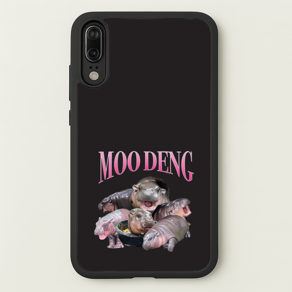Moo Collage - Moo Deng Phone Case for Huawei P20