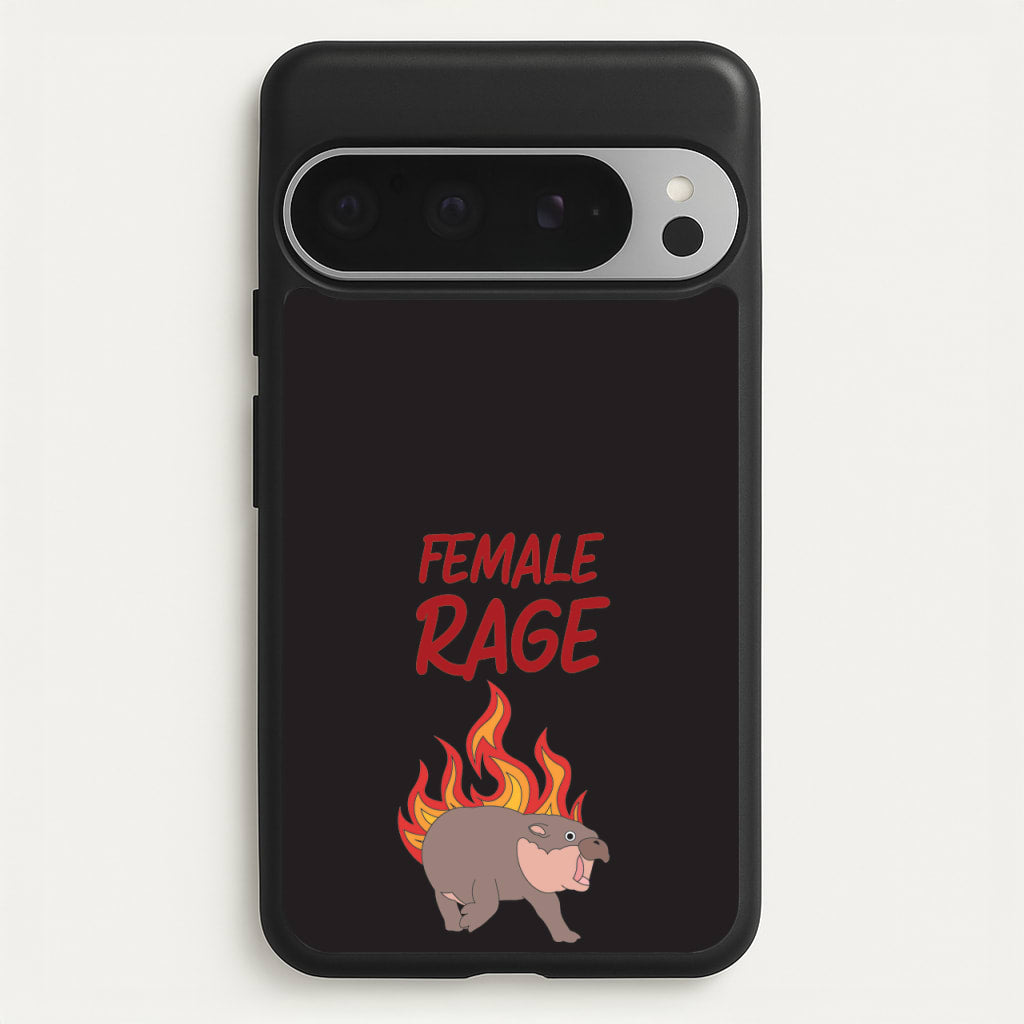Female Rage - Moo Deng Phone Case for Google Pixel 9 Pro XL