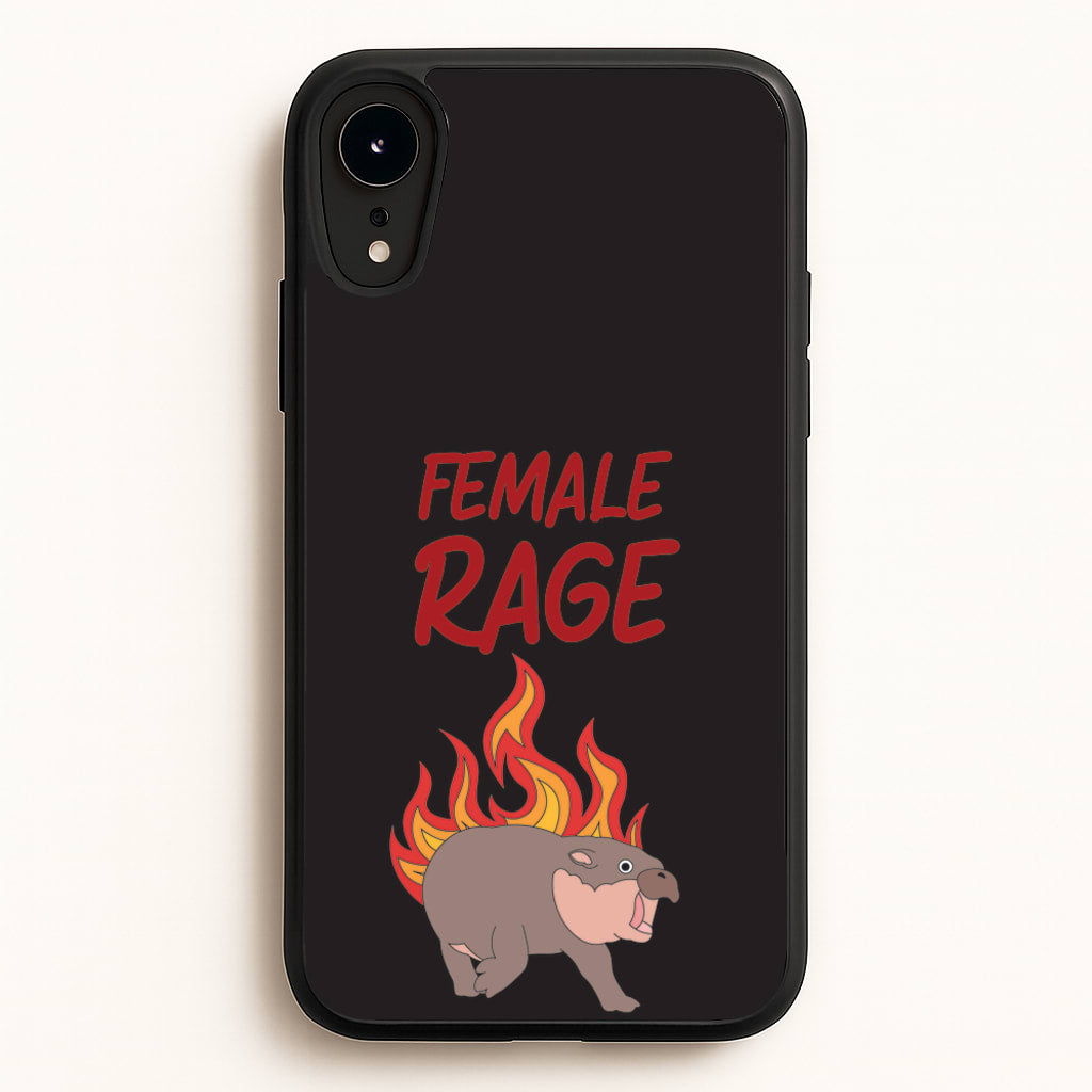 Female Rage - Moo Deng Phone Case for iPhone XR