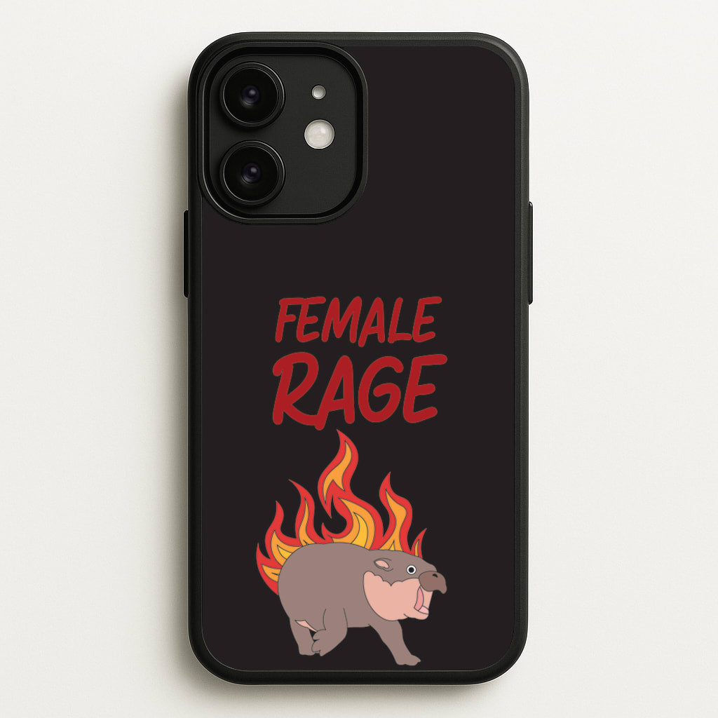 Female Rage - Moo Deng Phone Case for iPhone 11