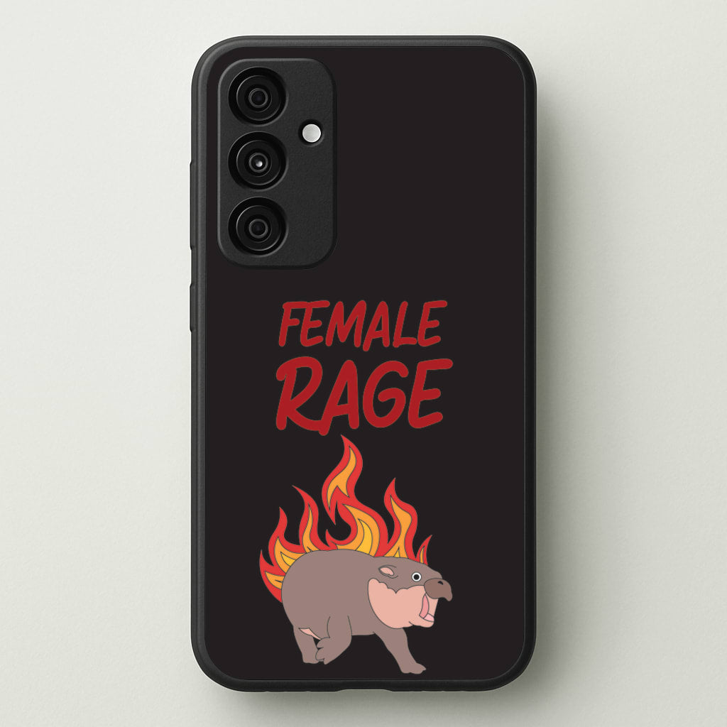 Female Rage - Moo Deng Phone Case for Galaxy A35