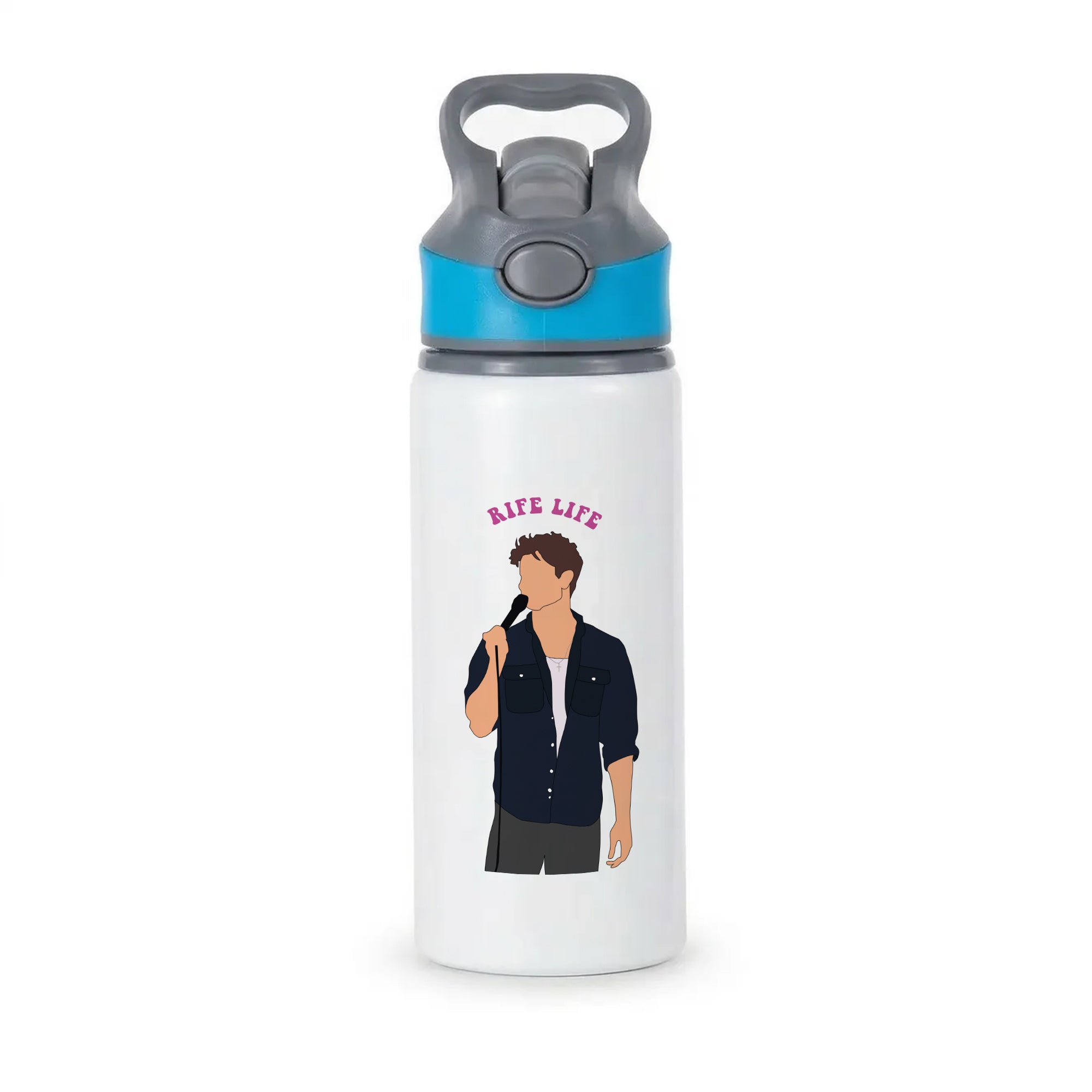 Rife Life Active Water Bottle - Blue