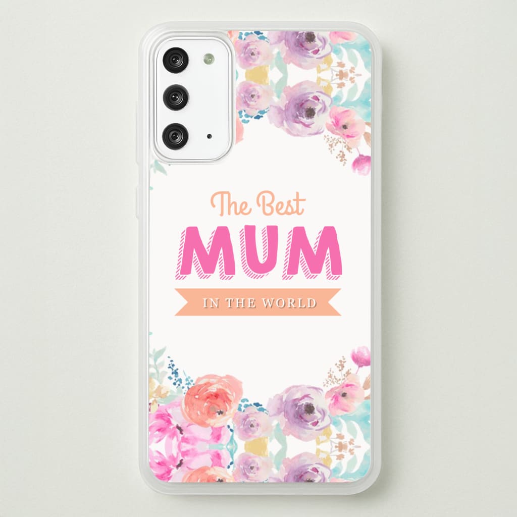Best Mum In The World - Christmas Phone Case for Galaxy Note 20