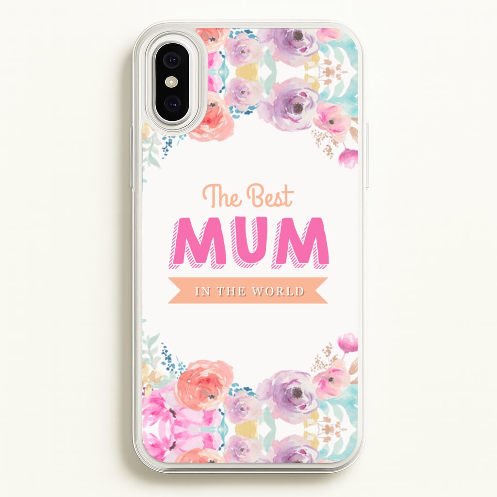 Best Mum In The World - Christmas Phone Case for iPhone XS Max