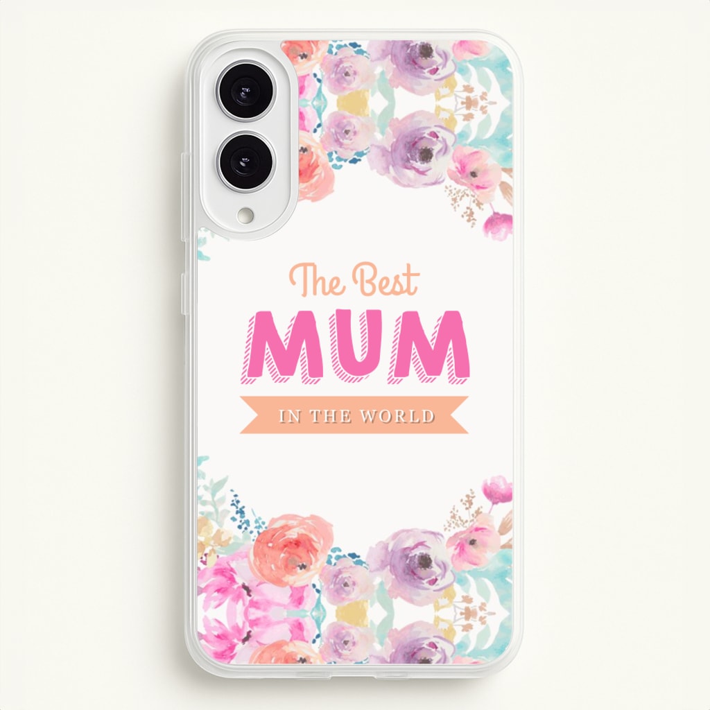 Best Mum In The World - Christmas Phone Case for Galaxy S25 Edge