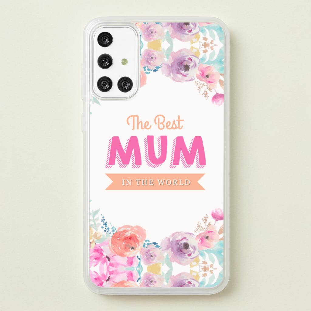 Best Mum In The World - Christmas Phone Case for Galaxy A71