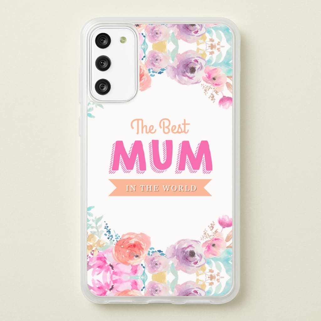 Best Mum In The World - Christmas Phone Case for Galaxy A41