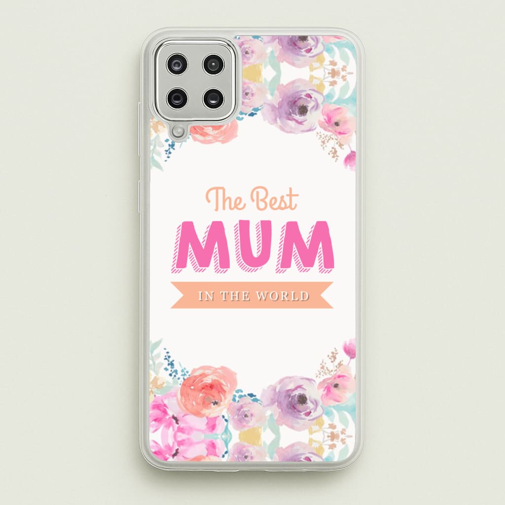 Best Mum In The World - Christmas Phone Case for Galaxy A12