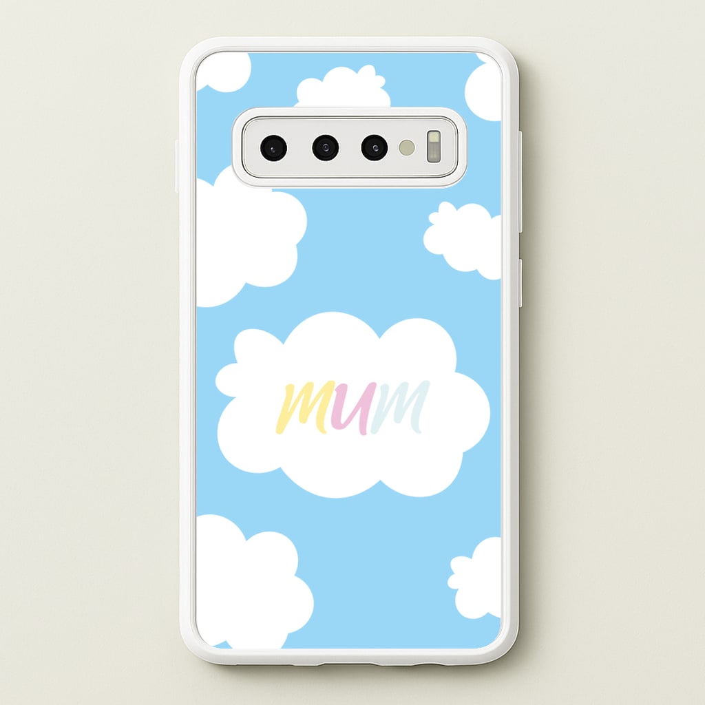 Clouds - Mothers Day - Mother's Day Phone Case for Galaxy S10 Plus