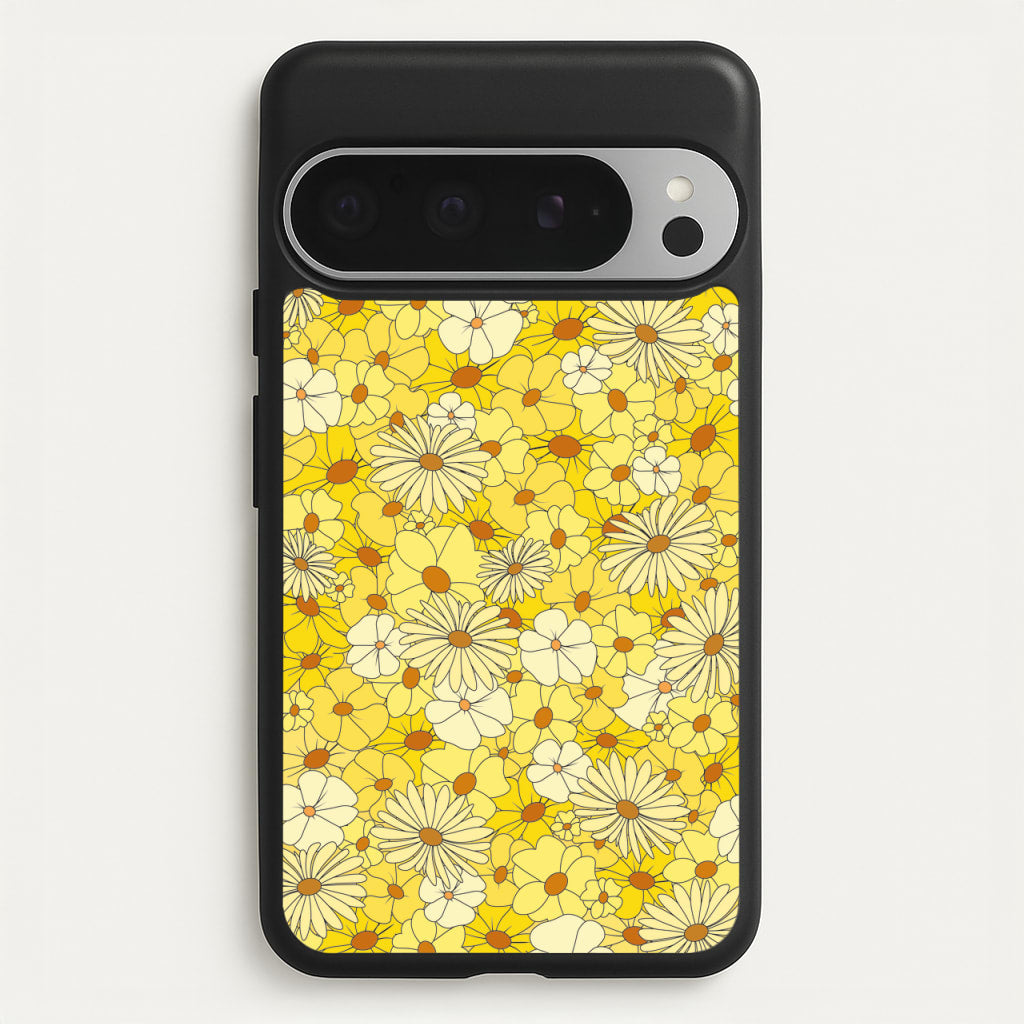 Yellow Flower Pattern - Mothers Day - Mother's Day Phone Case for Google Pixel 9 Pro XL
