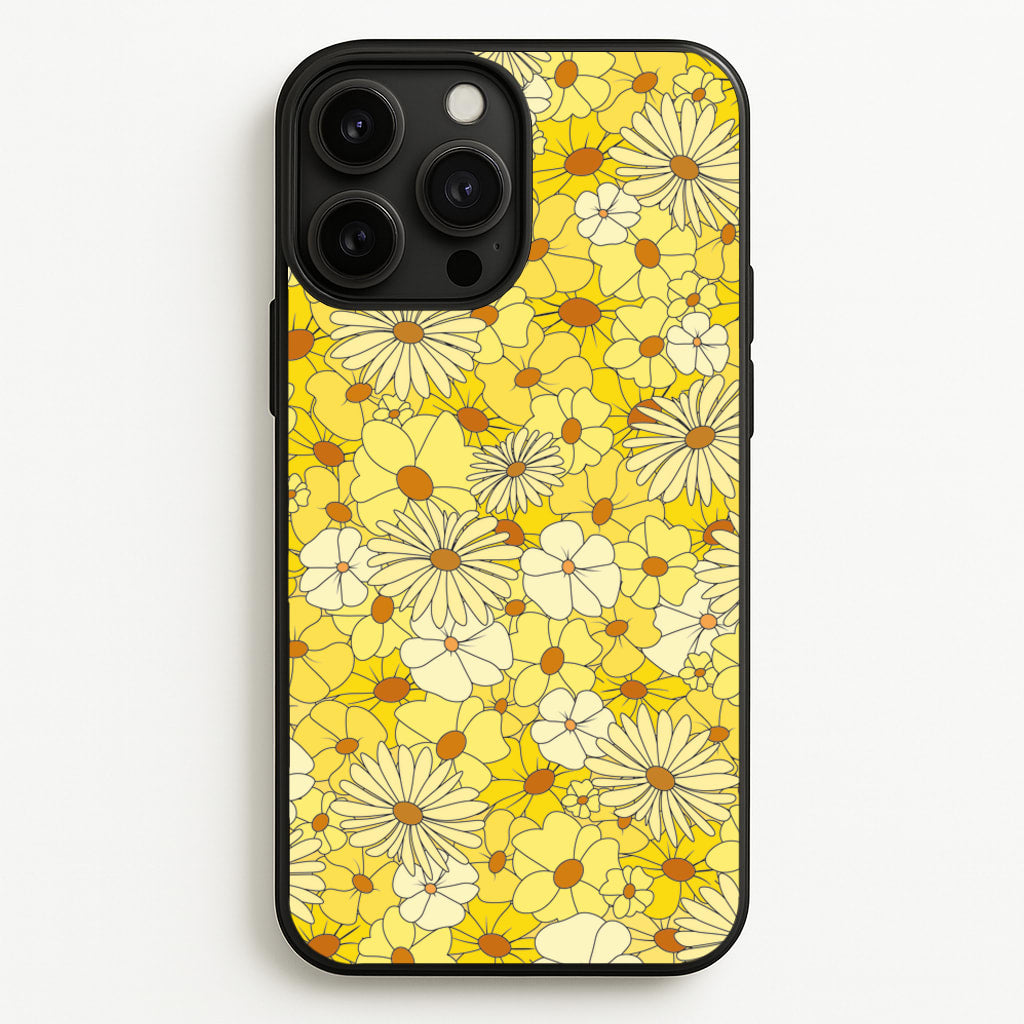 Yellow Flower Pattern - Mothers Day - Mother's Day Phone Case for iPhone 13 Pro Max