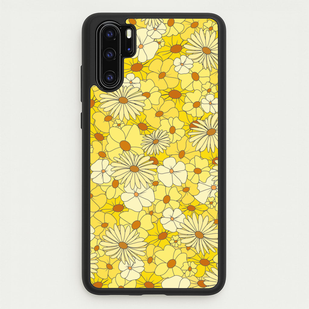 Yellow Flower Pattern - Mothers Day - Mother's Day Phone Case for Huawei P30 Pro