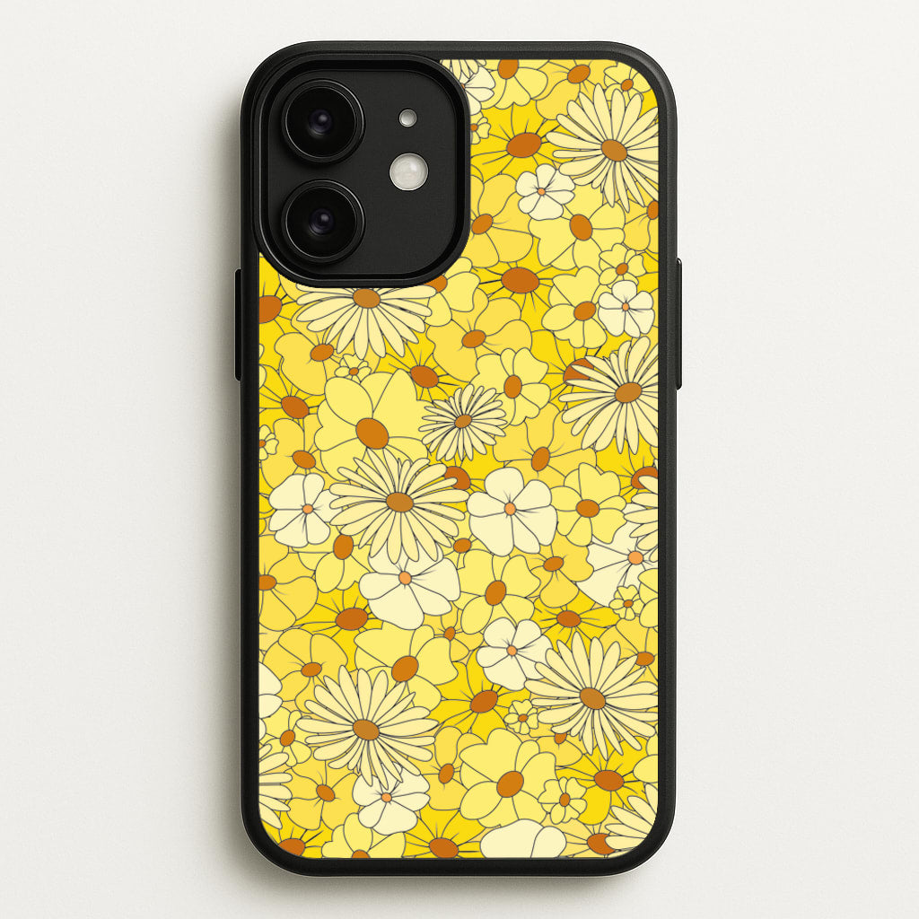 Yellow Flower Pattern - Mothers Day - Mother's Day Phone Case for iPhone 11