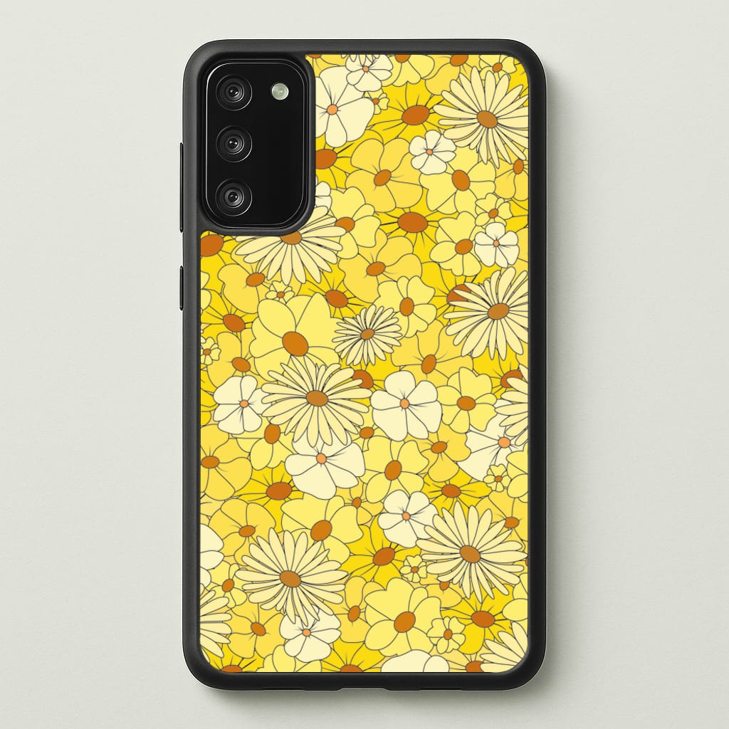 Yellow Flower Pattern - Mothers Day - Mother's Day Phone Case for Galaxy S20FE