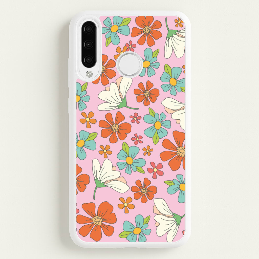 Pink Flower Pattern - Mothers Day - Mother's Day Phone Case for Huawei P30 Pro