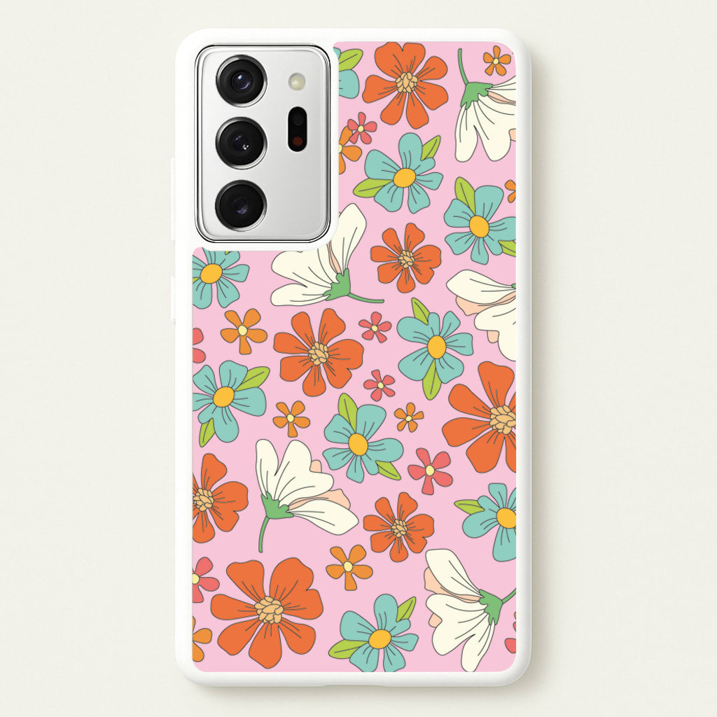 Pink Flower Pattern - Mothers Day - Mother's Day Phone Case for Galaxy Note 20 Ultra