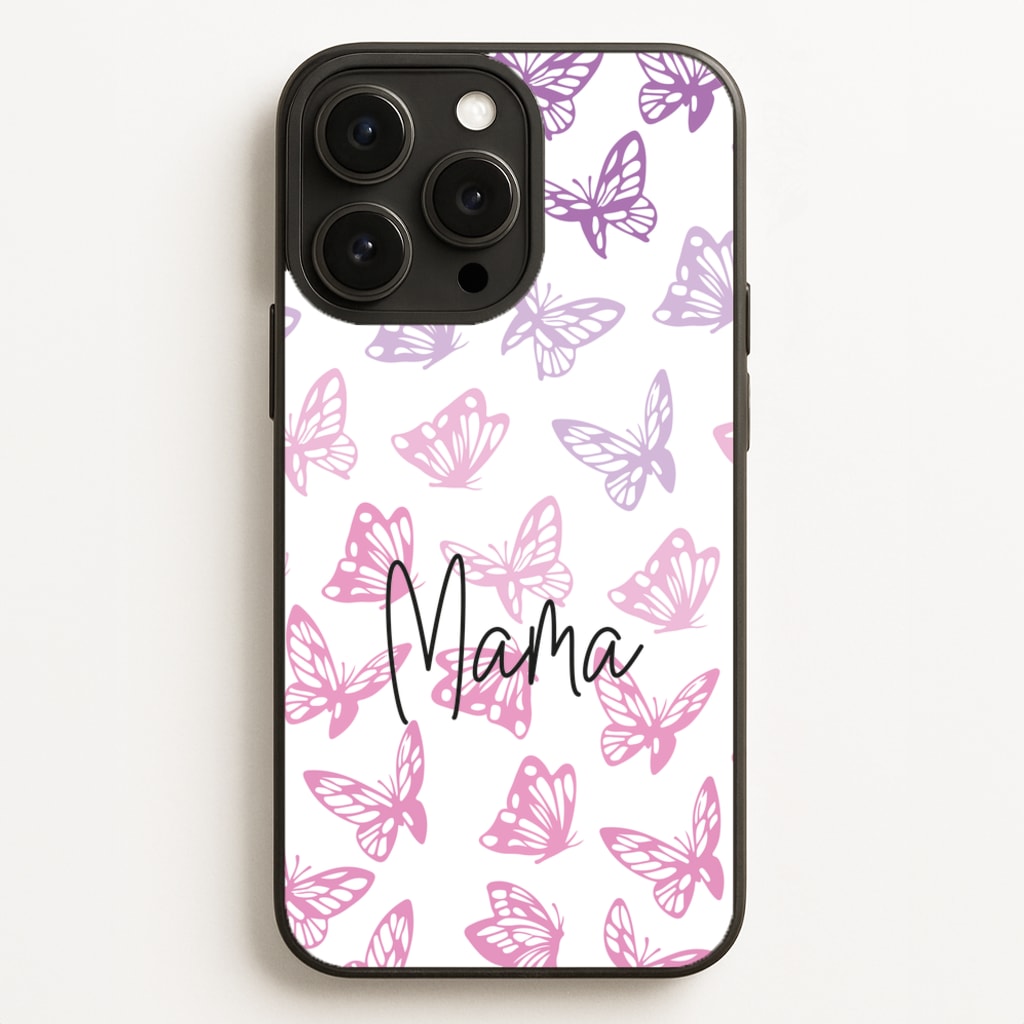 Mama Butterflies - Mother's Day - Mother's Day Phone Case for iPhone 16 Pro Max
