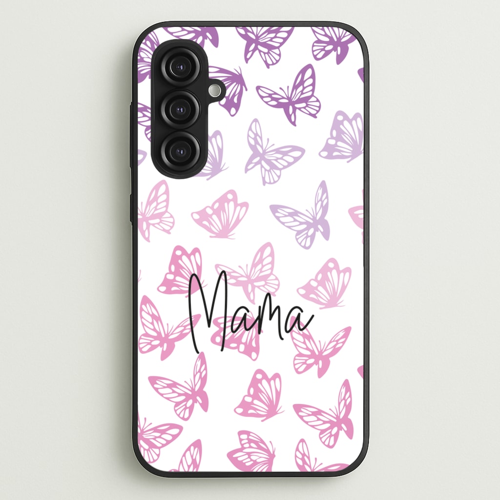 Mama Butterflies - Mother's Day - Mother's Day Phone Case for Galaxy S23FE