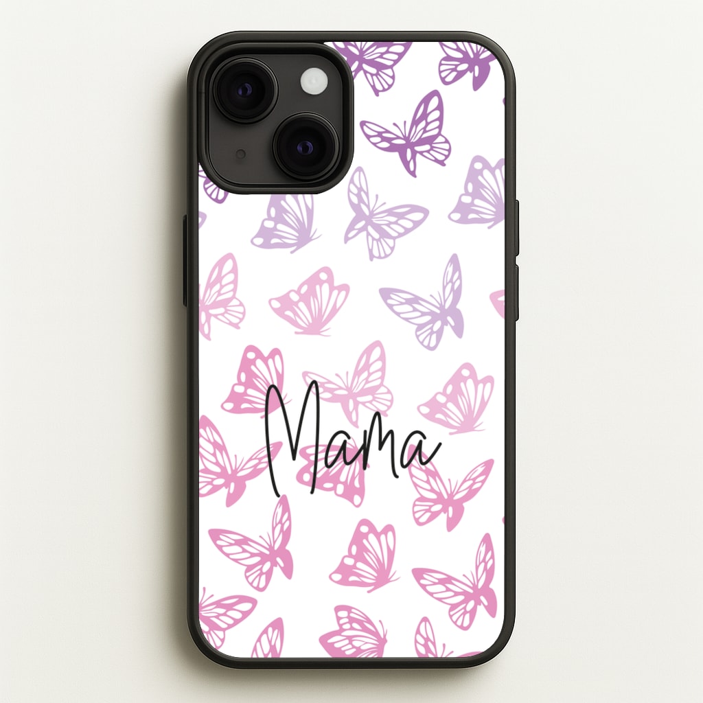 Mama Butterflies - Mother's Day - Mother's Day Phone Case for iPhone 13