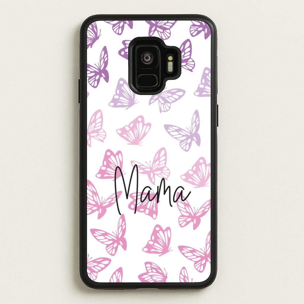 Mama Butterflies - Mother's Day - Mother's Day Phone Case for Galaxy S9