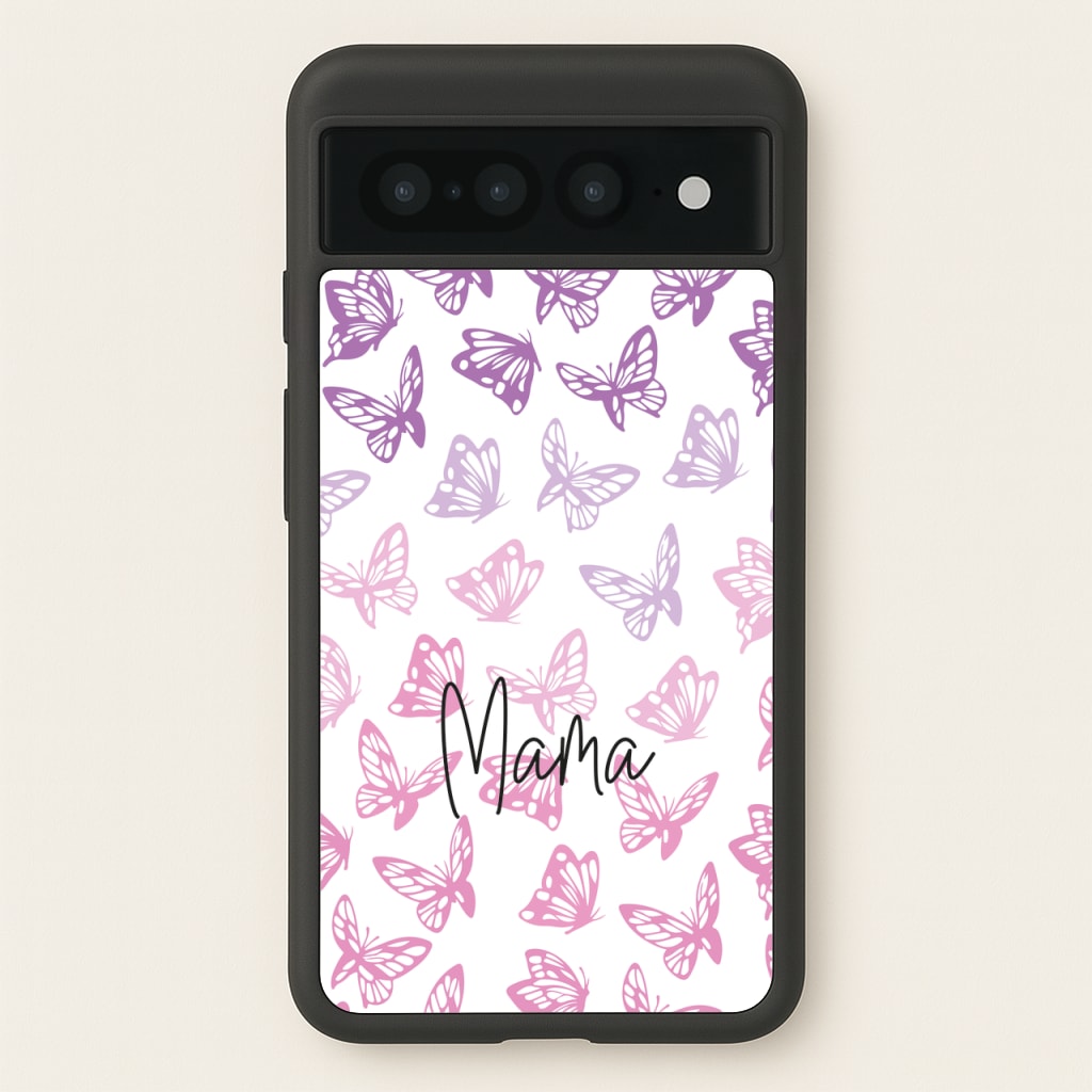 Mama Butterflies - Mother's Day - Mother's Day Phone Case for Google Pixel 7 Pro