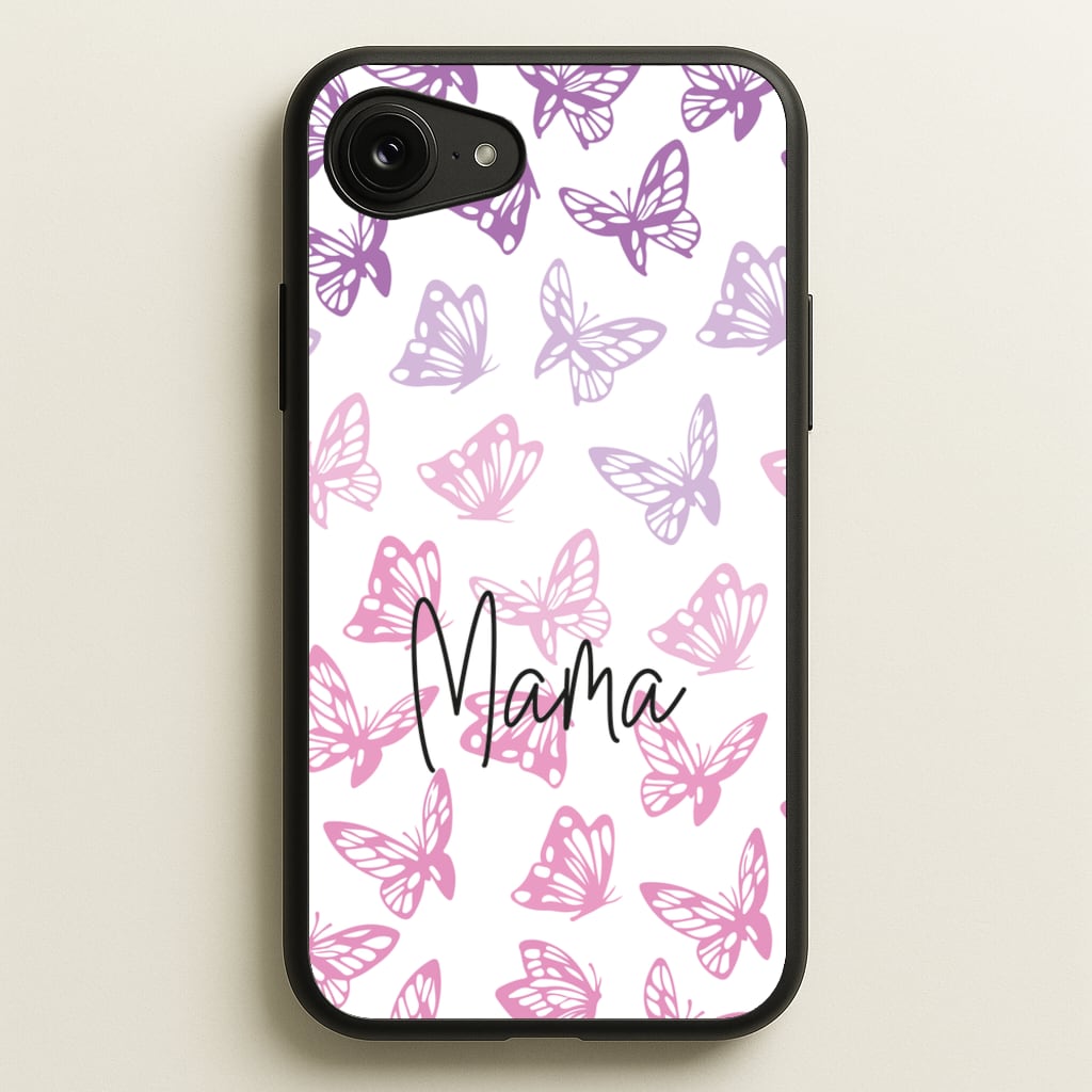 Mama Butterflies - Mother's Day - Mother's Day Phone Case for iPhone 16e