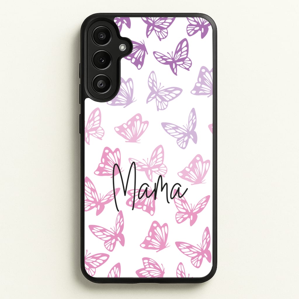Mama Butterflies - Mother's Day - Mother's Day Phone Case for Galaxy A36