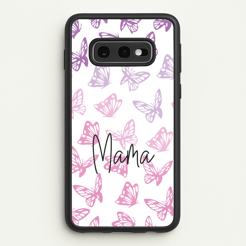Mama Butterflies - Mother's Day - Mother's Day Phone Case for Galaxy S10e