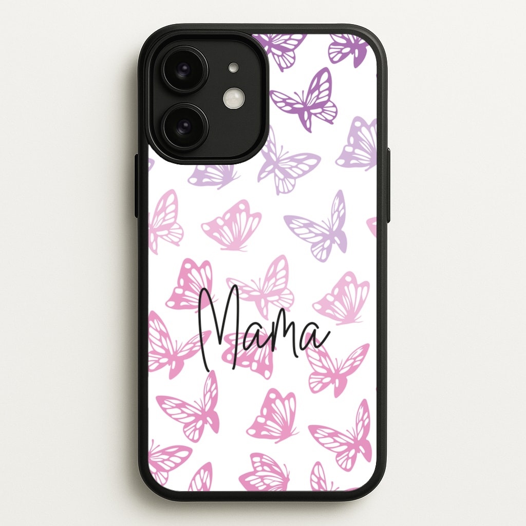 Mama Butterflies - Mother's Day - Mother's Day Phone Case for iPhone 11