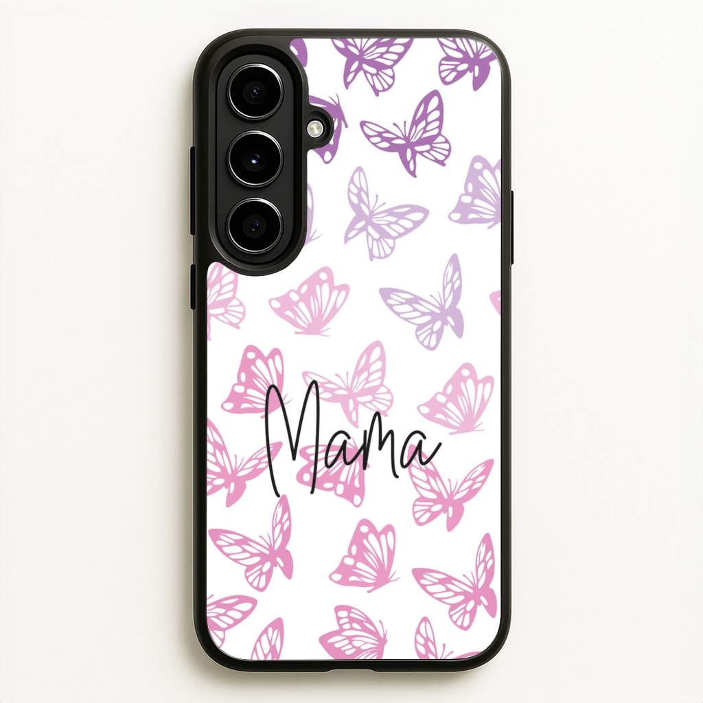 Mama Butterflies - Mother's Day - Mother's Day Phone Case for Galaxy A56