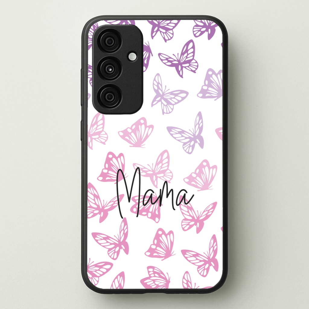 Mama Butterflies - Mother's Day - Mother's Day Phone Case for Galaxy A15