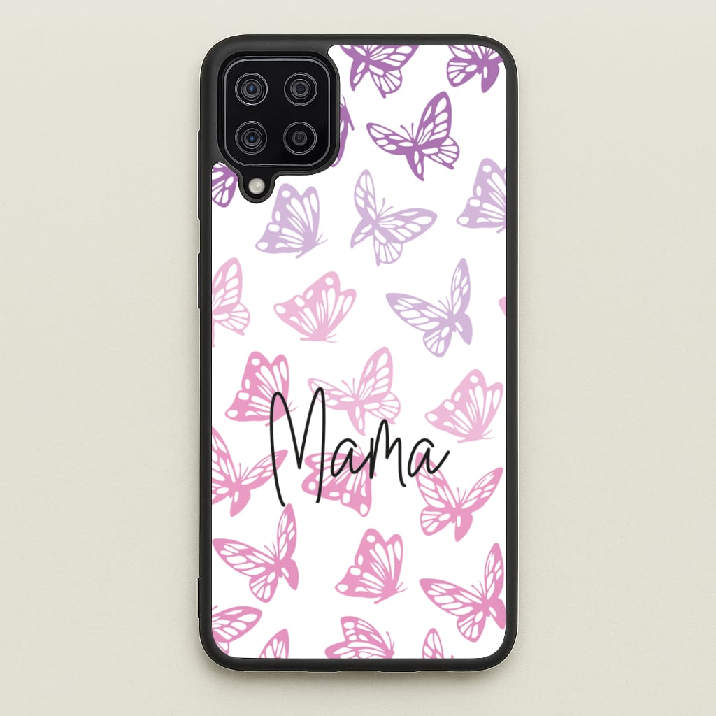 Mama Butterflies - Mother's Day - Mother's Day Phone Case for Galaxy A12