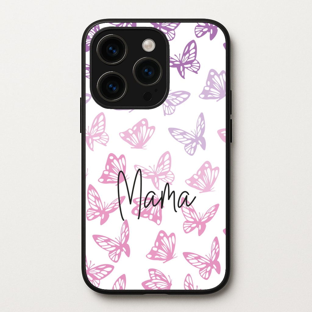 Mama Butterflies - Mother's Day - Mother's Day Phone Case for iPhone 14 Pro Max