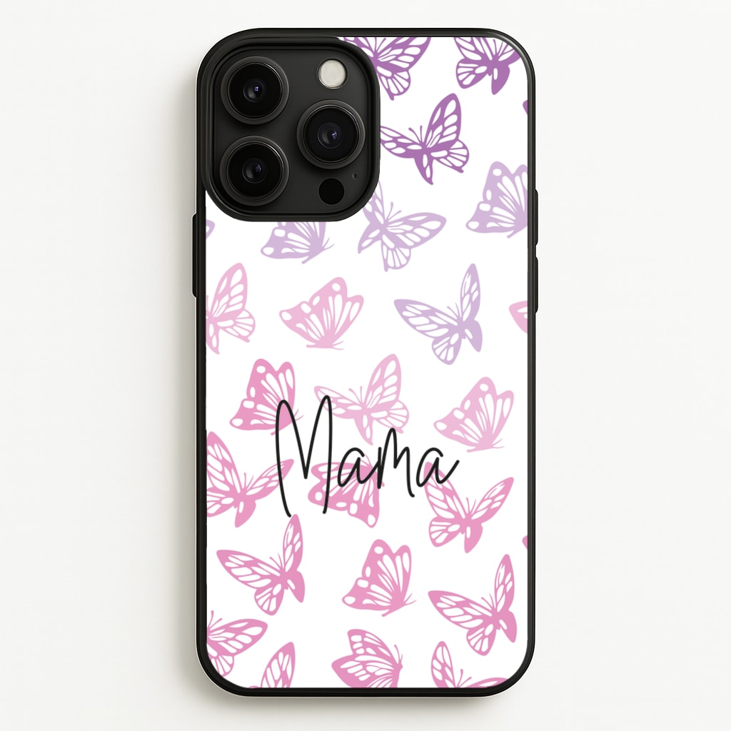 Mama Butterflies - Mother's Day - Mother's Day Phone Case for iPhone 13 Pro Max