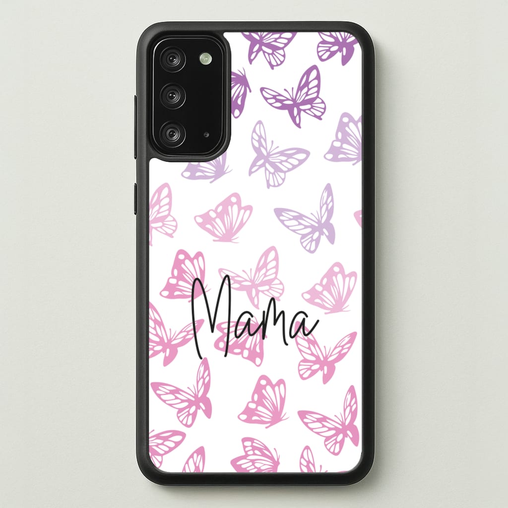 Mama Butterflies - Mother's Day - Mother's Day Phone Case for Galaxy Note 20