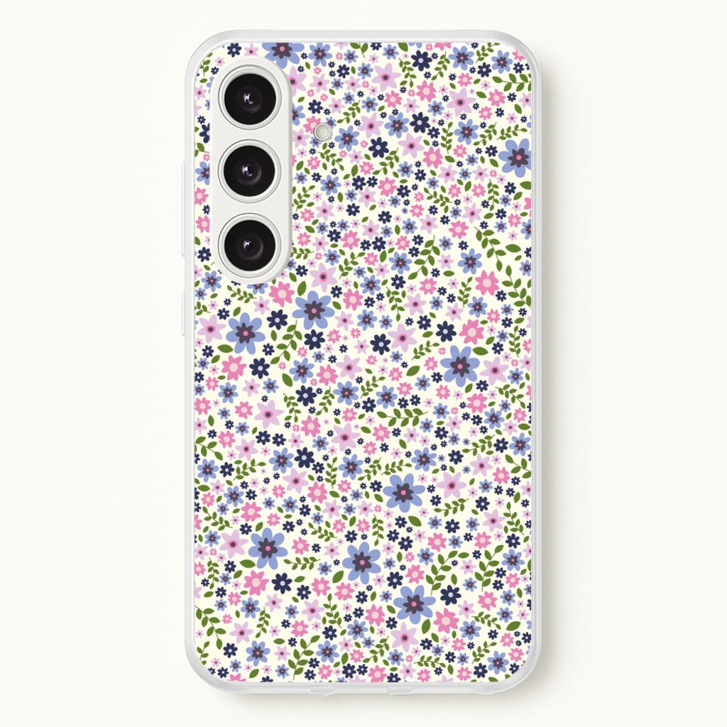 Floral Pattern - Floral - Mother's Day Phone Case for Galaxy S24FE