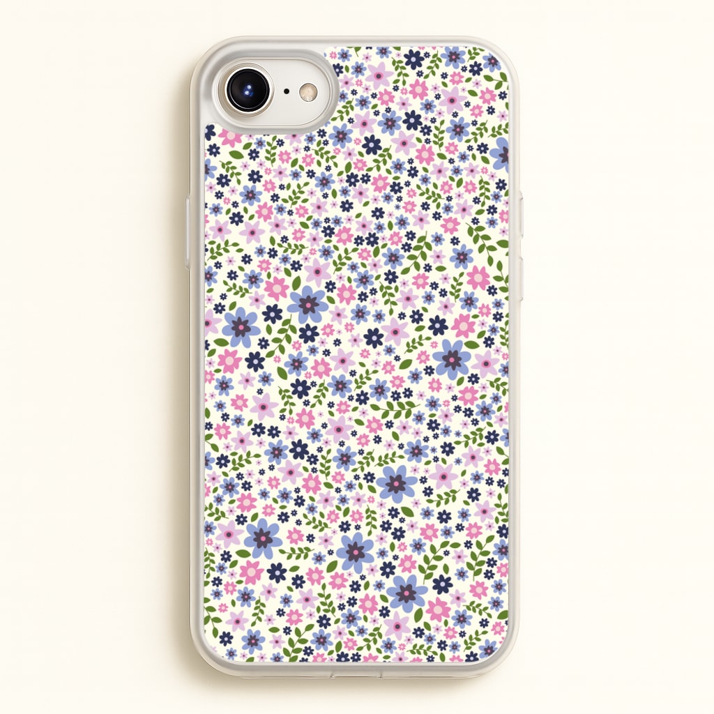 Floral Pattern - Floral - Mother's Day Phone Case for iPhone 6 / 7 / 8 / SE