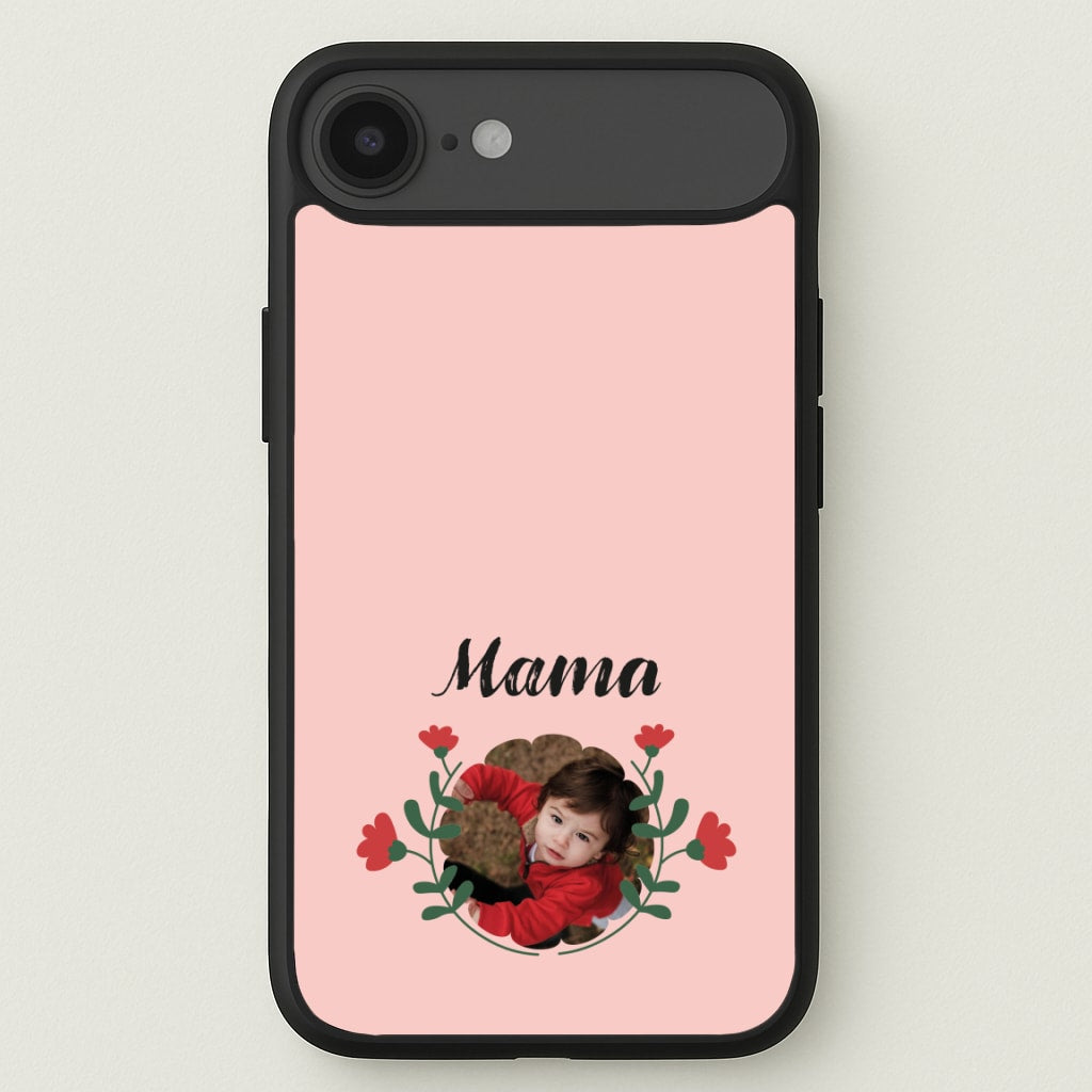 Mama Red Flowers - Personalised Mother's Day Phone Case for iPhone 17 Air
