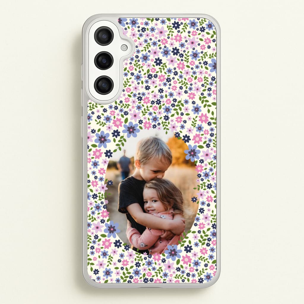 Detailed Flower Pattern - Personalised Mother's Day - Mother's Day Phone Case for Galaxy A34