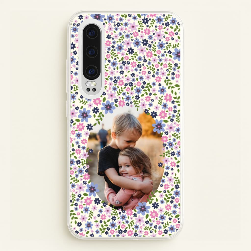 Detailed Flower Pattern - Personalised Mother's Day - Mother's Day Phone Case for Huawei P30