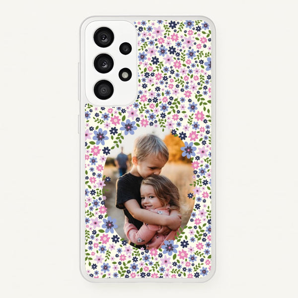 Detailed Flower Pattern - Personalised Mother's Day - Mother's Day Phone Case for Galaxy A53