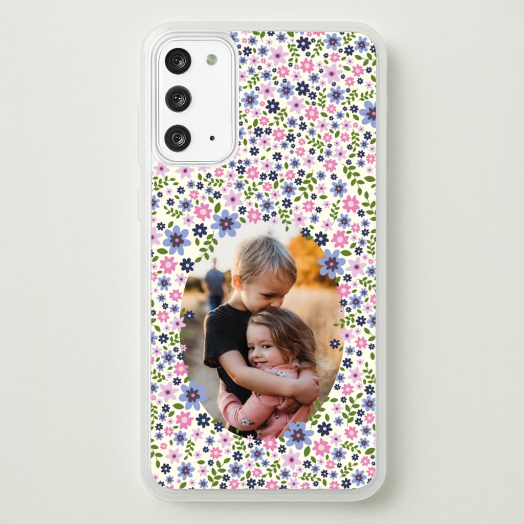 Detailed Flower Pattern - Personalised Mother's Day - Mother's Day Phone Case for Galaxy Note 20