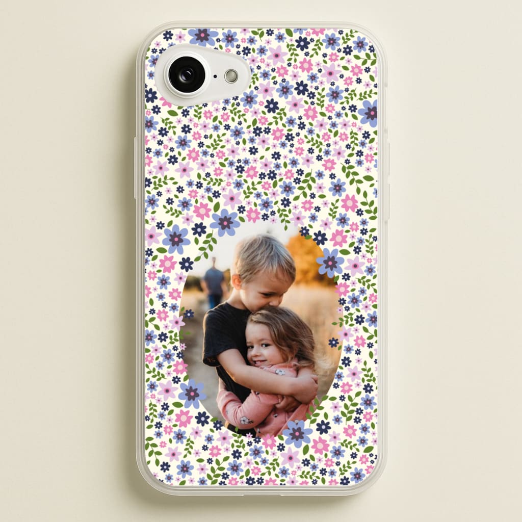 Detailed Flower Pattern - Personalised Mother's Day - Mother's Day Phone Case for iPhone 16e