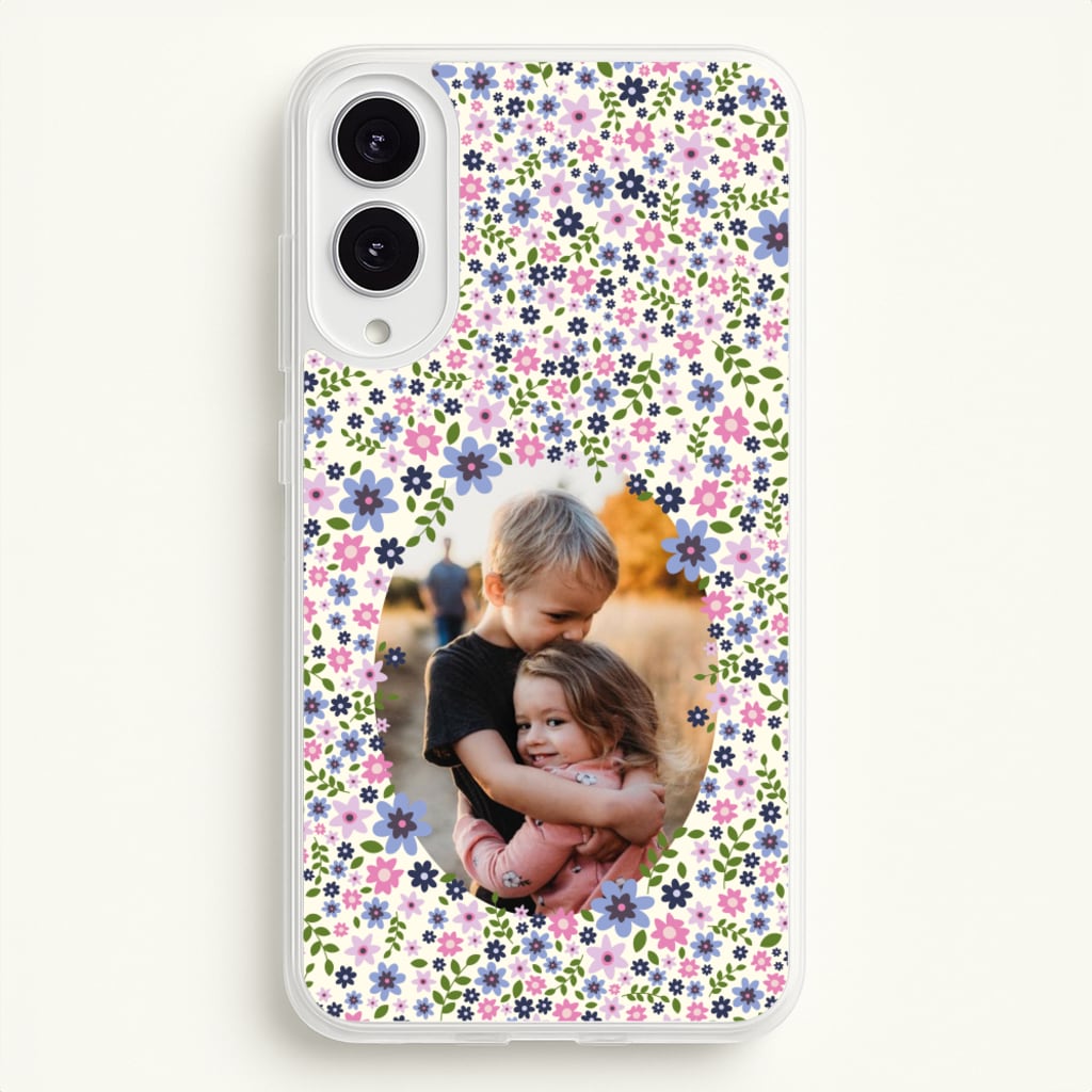 Detailed Flower Pattern - Personalised Mother's Day - Mother's Day Phone Case for Galaxy S25 Edge