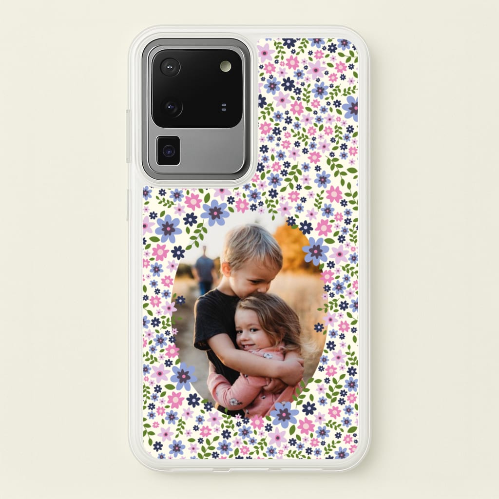 Detailed Flower Pattern - Personalised Mother's Day - Mother's Day Phone Case for Galaxy S20 Ultra