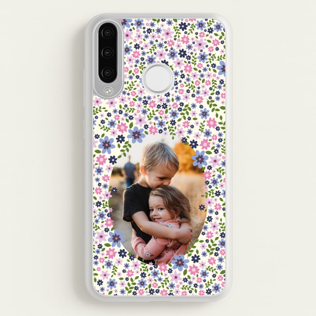 Detailed Flower Pattern - Personalised Mother's Day - Mother's Day Phone Case for Huawei P30 Lite