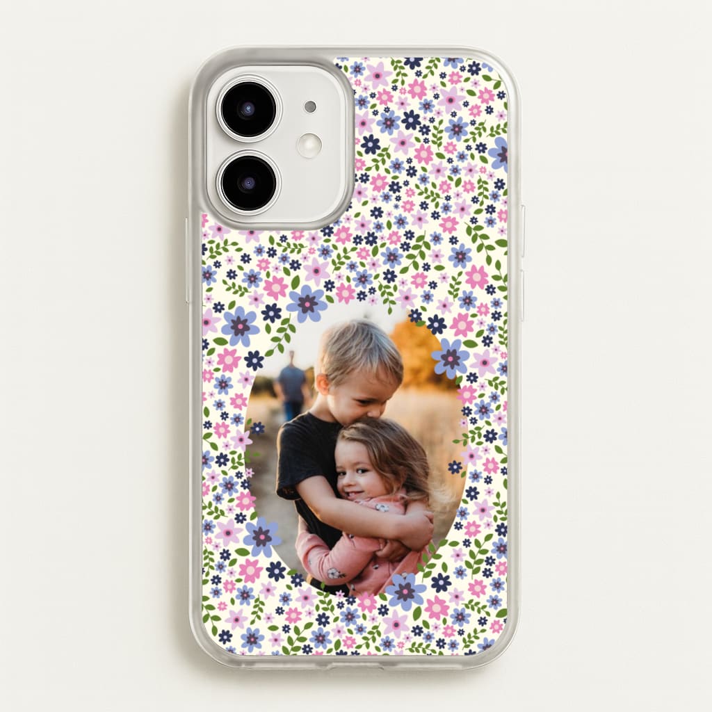 Detailed Flower Pattern - Personalised Mother's Day - Mother's Day Phone Case for iPhone 12 / 12 Pro