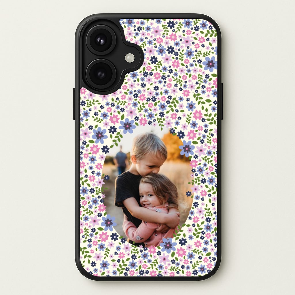 Detailed Flower Pattern - Personalised Mother's Day Phone Case for iPhone 17